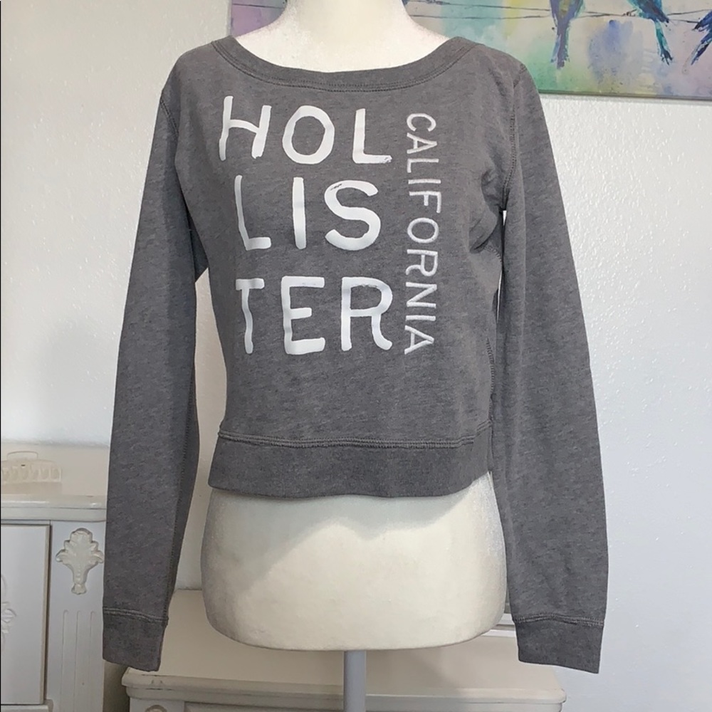 Grey Hollister Crew Neck